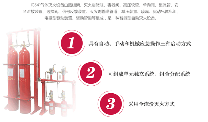 IG541<a href=http://www.qimiexitong.com target=_blank class=infotextkey>氣體滅火</a>裝置